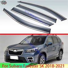 For Subaru Forester SK 2018-2021 Decorate Accessories Plastic Exterior Visor Vent Shades Window Sun Rain Guard Deflector 4pcs 2024 - buy cheap