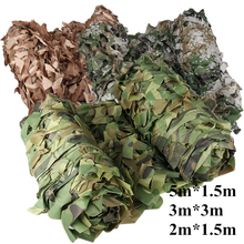 5x1.5M 3x3M 2x1.5M Military Camouflage Camping Nets Tents for Hunting Hiding Mesh Outdoor Awning Hiking Sun Shelter Tents 2024 - buy cheap