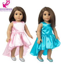 Ropa de muñeca de 18 pulgadas para niña, vestido de muñeca para bebé de 40cm, trajes, regalos para niña 2024 - compra barato