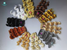 1pcs 15cm*100CM Hair for doll BJD SD High-temperature Wire DIY Wigs White\burgundy\milk gold\light gold 2024 - buy cheap