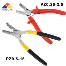 PZ0.25-2.5 0.25-2.5mm2 PZ0.5-16 0.5-16mm2 German type line clamp tubular terminal crimping plier sleeve type terminal cold press 2024 - buy cheap