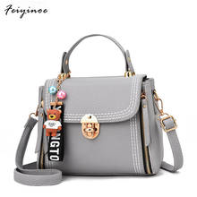 2020 Autumn and Winter Women's Bag Trend New Single Shoulder Diagonal Small Bag Fashion Handbag Small Square Bag Lovely Pendant 2024 - buy cheap