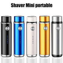 Mini Electric Shaver for Men's Razor Portable Beard Trimmer Travel USB Washable Razor Rechargeable Face Full Body Shave Travel 2024 - buy cheap