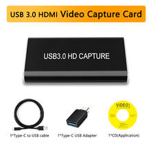 HDMI to USB 3.0 Video Capture Dongle 1080P 60FPS Video Audio Grabber Game Capture Recorder for XBOX PS4 Live TV 2024 - buy cheap