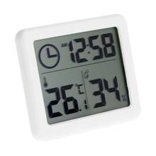 Automatic Electronic Temperature&Humidity Monitor Clock 3.2\" LCD Digital Screen 2024 - buy cheap