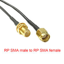 WIFI Antenna Extension Cable RP-SMA Male Plug To RP SMA Female Jack Nut Pigtail Adapter RG174 10cm/15cm/20cm/30cm/50cm/100cm 2024 - buy cheap