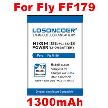 LOSONCOER 1300mAh BL6421 Battery For Fly FF179 BL6421 Mobile Phone Battery 2024 - buy cheap