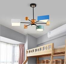 Lámpara de techo LED de estilo nórdico, creativa, moderna, minimalista, para sala de estar, iluminación atmosférica para el hogar, iluminación de dormitorio 2024 - compra barato