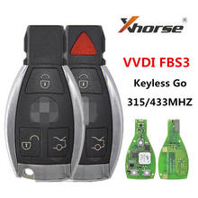 Xhorse VVDI MB FBS3 Universal 315/433MHZ KeylessGo Key For Benz W204 W207 W212 W164 W166 W221 Smart Keys Renewable XSBZ01EN 2024 - buy cheap