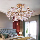 Francês romântico quarto sala de estar da família led lustre retro criativo rosa flor cobre ramo design arte lustre - especificações Francês romântico quarto sala de estar da família led lustre retro criativo rosa flor cobre ramo design arte lustre - especificações