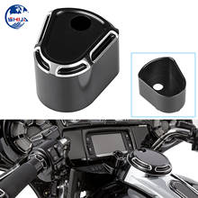 Cubierta de interruptor de encendido de motocicleta, accesorio de aluminio CNC negro, para Harley Electra Road Street, triglide, Ultra Limited, FLHTK, 1 unidad 2024 - compra barato