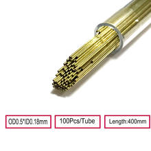 Drilling Brass Electrode Tube 0.5*400mm Single Hole Ziyang Brand for WEDM Drilling Machine 2024 - buy cheap