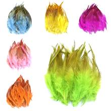 Wholesale 50 Pcs/Lot Pheasant Feathers for Needlework 4-6" 10-15cm Chicken Feather Decor DIY Jewelry Plume Decoration Plumes 2024 - buy cheap