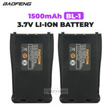 2xbaofeng-batería de iones de litio para walkie-talkie, 888S, BL-1, 1500mAh, 3,7 V, para Baofeng BF-777S, Retevis, H777, BF-666S 2024 - compra barato