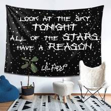 Wall Tapestry Lil Look At The Sky Peep Hippie Tapestry Wall Hanging for Living Room Bedroom Dorm Room Home Decor Tapiz 150x130cm 2024 - buy cheap