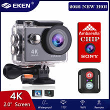 Оригинальная экшн-камера EKEN H9/H9R, Ultra HD, 4K, 30 FPS, Wi-Fi, 2.0 дюйма, 170D, подводная водонепроницаемая камера, спортивная камера для шлема Vedio, GoPro 2024 - купить недорого