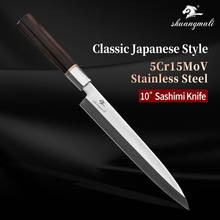 Japanese Sashimi Knife High Quality 10inch Chef Knife Yanagiba Sushi Japan Stainless Steel Kitchen Knives Cooking Filleting Tool 2024 - buy cheap