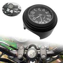 For Scooter Bicycle Motor ATV 7/8" Universal Motorcycle Handlebar Watch Bike Hand Grip Bar Mount Dial Clock Watch Waterproof 2024 - buy cheap