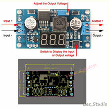 DC4V-35V-Convertidor de refuerzo LM2577, fuente de alimentación ajustable con pantalla LED, 5V, 9V, 12V, 15V, 24V, 34V, CC 2024 - compra barato