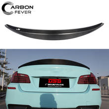 F10 Real  Spoiler Wings for BMW 5 Series F10 F18 2010-2016 Rear Trunk Carbon Fiber Spoilers 2024 - buy cheap