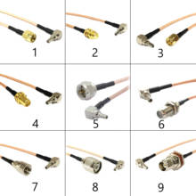 3Г USB модемный кабель CRC9 Прямоугольный переключатель SMA/ FME/F /TNC Мужской Женский переходник для пигтейлов/проводов RG316 проводной разъем Новая оптовая продажа 2024 - купить недорого