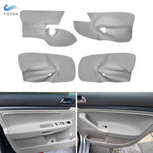 Car Styling Microfiber Leather Door Panel Armrest Cover Trim For VW Golf 5 MK5 Jetta 2005 2006 2007 2008 2009 2010 Gray 2024 - buy cheap