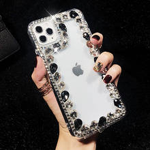 Luxury Rhinestone Diamond Phone Case For iPhone 13 12 Pro Max 8 Plus 7 6 11 6s Xs Max Xr X SE 2020 Glitter Jewelled Back Cover 2024 - buy cheap