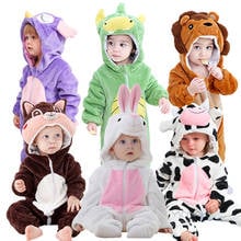 Winter Baby Clothes Panda Unicorn Romper Boy Costume Newborn Romper For Bebe Clothing Kids Girl Jumpsuit Toddler Infant Sleepers 2024 - buy cheap