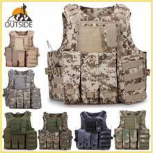Camouflage Hunting Military Tactical Vest Wargame Body Molle Armor Hunting Vest CS SWAT Team Outdoor Jungle Equipment 2024 - buy cheap