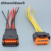 shhworldsea 10pin auto male female socket Headlight bulb plug 407 408 for Peugeot 2024 - buy cheap