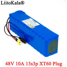 Liitokala e-bike bateria 48v 10ah 18650 li-ion bateria kit de conversão de bicicleta 1000w 54.6v 13s3p baterias xt60 plug 2024 - compre barato