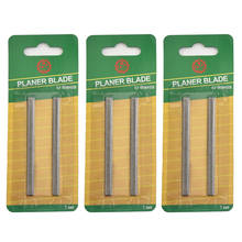 Cuchillas de cepillo de acero al carbono para carpintería, cepillo eléctrico Reversible de 82mm, en caja HSS para MKT, 3 cajas (6 piezas)