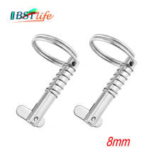 2PCS 8mm Marine Grade 316 Stainless Steel Quick Release Pin for Boat Bimini Top Deck Hinge Marine hardware Boa 2024 - buy cheap