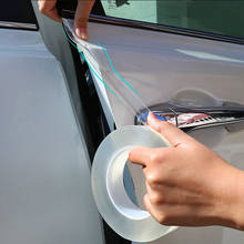 Adesivo protetor de soleira de porta de carro, adesivo multifuncional, nano para carros, tira de para-choque para automóveis, acessórios para proteção à prova de arranhões 2024 - compre barato