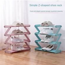 2022 New Shoe Rack Non-Woven Fabric Storage Organizer Cabinet Dustproof Home Shelf 4/5/Layer Multifuional Stackable Shoerack 2024 - buy cheap