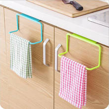 1Pc Over Door Hanger Kitchen Cleaning Cloth Storage Holder Rack Cupboard Rail Hanger Bathroom Towel Hook Useful Tools 2024 - buy cheap