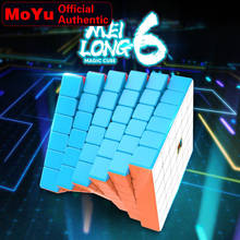 MoYu-cubo mágico MeiLong 6 6x6x6, 6x6 MeiLong6 cubo mágico, cubo profesional Neo Speed, rompecabezas antiestrés, juguetes educativos para niños 2024 - compra barato