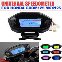 12V Motorcycle LCD Digital Indicator Speedometer For Honda Grom 125 MSX125 waterproof Odometer Velocimetro meter 2024 - buy cheap