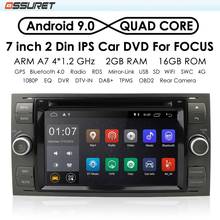 Leitor de rádio automotivo ips, 2 din, android 9.0, navegação gps, para ford mondeo, s-max, para galaxy fiesta transit fusion connect, kuga 2008 2024 - compre barato