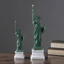Estatua de la libertad para decoración del hogar, escultura de resina para oficina, sala de estar, decoración para habitación 2024 - compra barato