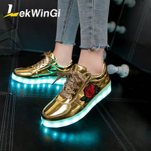 Size 30-42 Glowing Luminous Sneakers with Light Sole Women Shoes Tenis Feminino Baskets Light Up Shoes Children LED Slippers 2024 - buy cheap