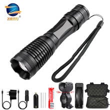 ZHIYU T6 LED Flashlight Ultra Bright Torch Led Torch T6 Zoomable Bicycle Light Use AAA 18650 Battery Waterproof Camping Light 2024 - buy cheap