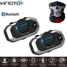 Vimoto V8 Motorbike BT Interphone Motorcycle Bluetooth Helmet Intercom Stereo Headset for Cell Phone GPS 2 Way Radios Easy Ride 2024 - buy cheap