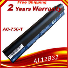 Batería de portátil para Acer Aspire One 710, 756, V5-171, AL12B31, AL12B32, ACER Aspire One V5-171 Series, envío gratis 2024 - compra barato