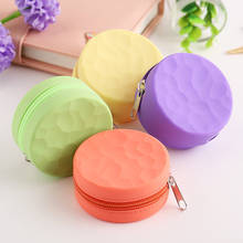 NEW Women Silicone Coin Purse Cartoon Round Wallet Headset Bag Samll Change Purse Wallet Pouch Bag for Kids Girl Gift 2019 2024 - buy cheap