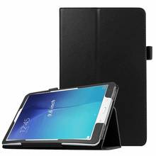 Чехол-книжка для Samsung Galaxy Tab E 9,6 дюймов, тонкий, Премиум, Веганский кожаный чехол Tab E/Nook 9,6 ", планшет SM-T560 T561 T565 T567v 2024 - купить недорого