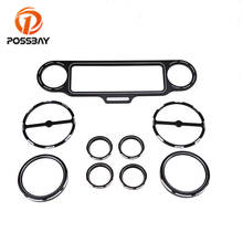 POSSBAY Motorcycle CNC Stereo Speedometer Speaker Trim Ring for Harley Touring Electra Road Glide 1996- 2010 2011 2011 2013 2024 - buy cheap