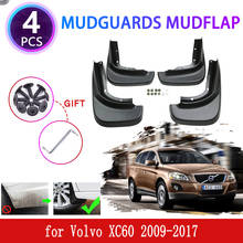 4PCS for Volvo XC60 2009 2010 2011 2012 2013 2014 2015 2016 2017 Mudguards Mudflap Fender Flaps Splash Guard Protect Accessories 2024 - buy cheap