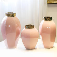 Резервуар для хранения сухих цветов, украшение для дома, ваза для столешницы, искусство, керамическая ваза 2024 - купить недорого