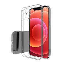 Мягкий силиконовый прозрачный чехол для телефона Iphone 13 ProMax 12 Pro Max 11 Mini XSMAX XS XR X 8 7Plus, прозрачный чехол для iPhone 2024 - купить недорого